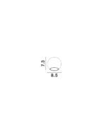 Nano LED-Deckenleuchte 13W, IP20, Sandy Black, 3000K – Bild 8
