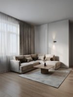 Paron LED Wandleuchte 6W, IP20, Sandy Black & Gold – Bild 8