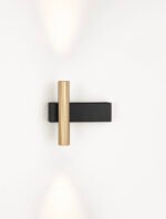 Paron LED Wandleuchte 6W, IP20, Sandy Black & Gold – Bild 5
