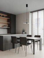 Mira LED-Pendelleuchte 8W, IP20, Sandy Black, 3000K – Bild 2