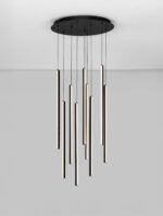 Gratta LED-Pendelleuchte 48W, IP20, Sandy Black, dimmbar – Bild 5
