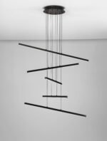 Gratta LED-Pendelleuchte 49W, IP20, Sandy Black,dimmbar – Bild 4