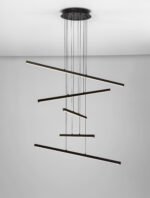 Gratta LED-Pendelleuchte 49W, IP20, Sandy Black,dimmbar – Bild 5