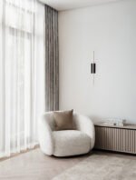 Gratta LED Wandleuchte 11W, IP20, Sandy Black, dimmbar – Bild 2