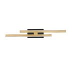 Amica LED Wandleuchte 12W, IP20, Sandy Black & Gold, dimmbar