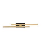 Amica LED Wandleuchte 12W, IP20, Sandy Black & Gold, dimmbar