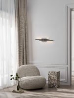 Amica LED-Wandleuchte 12W, IP20, Sandy Black,dimmbar – Bild 2