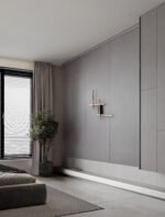 Apecho LED Wandleuchte 28W, IP20, Sandy Black, dimmbar – Bild 2