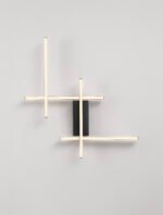 Apecho LED Wandleuchte 28W, IP20, Sandy Black, dimmbar – Bild 7