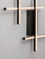Apecho LED Wandleuchte 28W, IP20, Sandy Black, dimmbar – Bild 10