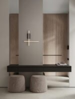 Quam LED-Wandleuchte 14W, IP20, Sandy Black & Gold,dimmbar – Bild 11