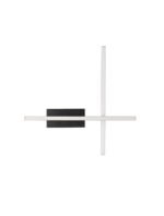 Quam LED-Wandleuchte 14W, IP20, Sandy Black & Gold,dimmbar