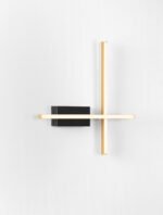 Quam LED-Wandleuchte 14W, IP20, Sandy Black & Gold,dimmbar – Bild 5