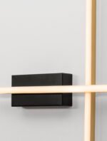 Quam LED-Wandleuchte 14W, IP20, Sandy Black & Gold,dimmbar – Bild 3