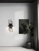 Alis LED-Wandleuchte 8W, IP20, Sandy Black, dimmbar – Bild 2