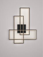 Alis LED-Wandleuchte 48W, IP20, Sandy Black,dimmbar – Bild 6