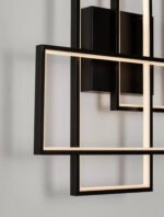 Alis LED-Wandleuchte 48W, IP20, Sandy Black,dimmbar – Bild 10