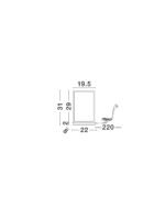 Alis LED-Tischleuchte 14W, IP20, Sandy Black,Dimmer – Bild 8