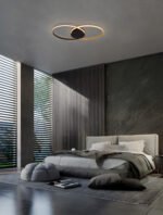 Aveo LED-Deckenleuchte 43W, IP20, Sandy Black-Gold, dimmbar – Bild 2