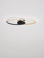 Aveo LED-Deckenleuchte 43W, IP20, Sandy Black-Gold, dimmbar – Bild 5