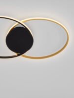 Aveo LED-Deckenleuchte 43W, IP20, Sandy Black-Gold, dimmbar – Bild 7