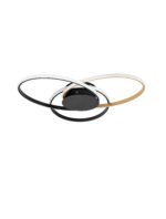 Aveo LED-Deckenleuchte 48W, IP20, Sandy Black & Gold,dimmbar