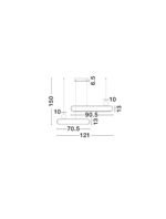 Liaise LED-Pendelleuchte 49W, IP20, Sandy Black & Gold,dimmbar – Bild 7