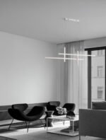 Antama LED-Pendelleuchte 40W, IP20, Sandy White, dimmbar – Bild 2