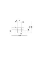Antama LED-Pendelleuchte 40W, IP20, Sandy Black,dimmbar – Bild 7