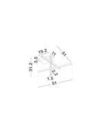 Antama LED-Deckenleuchte 25W, IP20, Sandy White,dimmbar – Bild 8