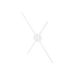 Akro LED-Wandleuchte 16W, IP20, Matt White,dimmbar