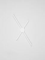 Akro LED-Wandleuchte 16W, IP20, Matt White,dimmbar – Bild 4