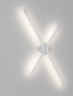 Akro LED-Wandleuchte 16W, IP20, Matt White,dimmbar – Bild 6