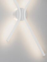 Akro LED-Wandleuchte 16W, IP20, Matt White,dimmbar – Bild 7