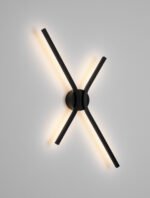 Akro LED-Wandleuchte 16W, IP20, Matt Black, 2700–4000K – Bild 6