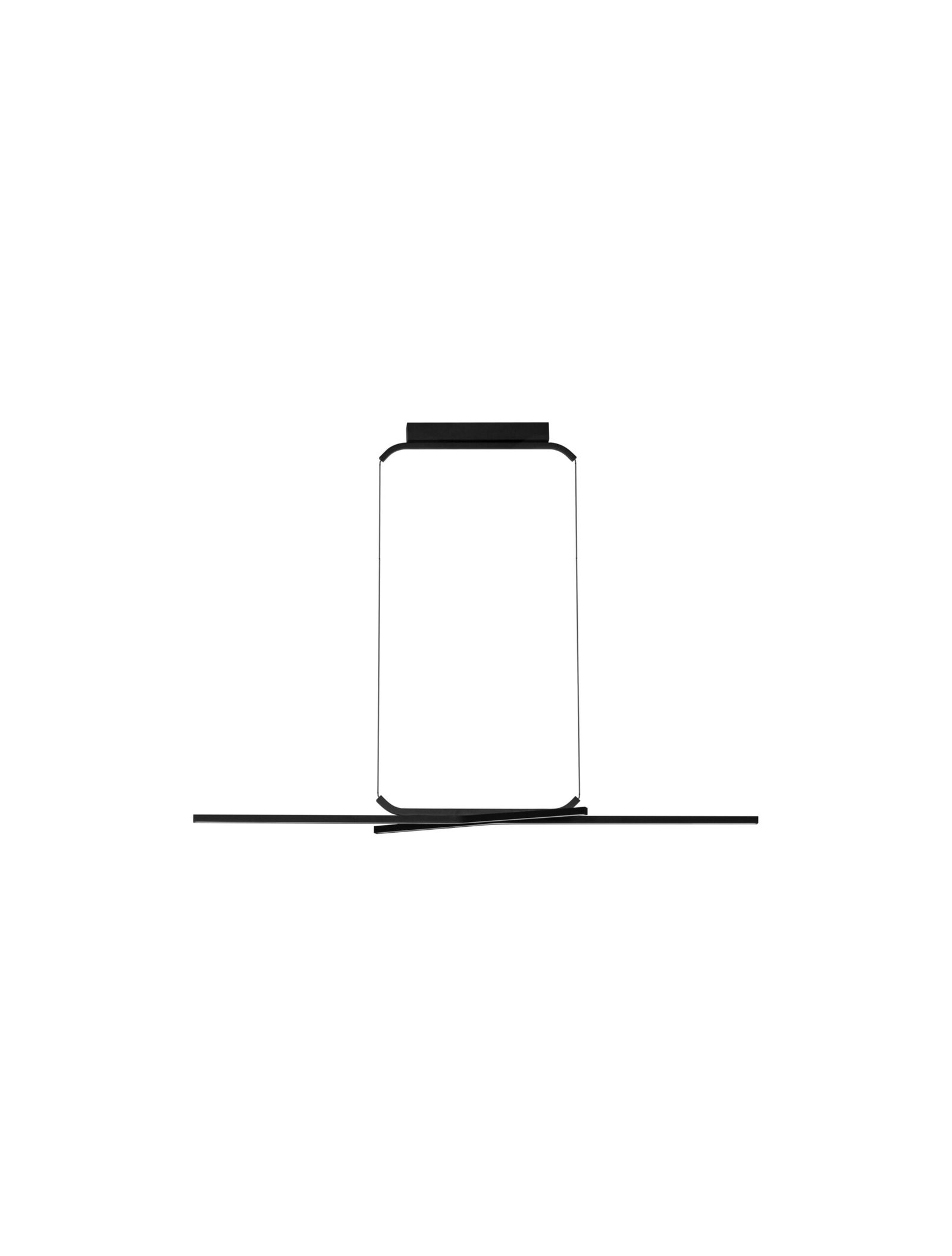 9088119_2 Akro LED-Deckenleuchte 41W, IP20, Matt Schwarz,dimmbar – Bild 1