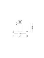 Akro LED-Deckenleuchte 41W, IP20, Matt Schwarz,dimmbar – Bild 8