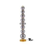 Navi LED-Stehleuchte 37W, IP20,Gold-Smokey Grey, dimmbar
