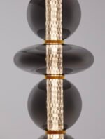 Navi LED-Stehleuchte 37W, IP20,Gold-Smokey Grey, dimmbar – Bild 6