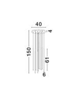 Stilvi LED-Hängelampe 41W, IP20, Sandy Black, 3000K – Bild 8