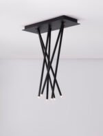 Stilvi LED-Deckenleuchte 17W, IP20, Sandy Black, 3000K – Bild 6