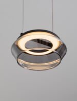 Jailyn LED-Hängelampe 8W, IP20, Sandy Black/Smokey, 3000K – Bild 3