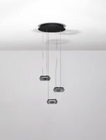 Jailyn LED-Hängelampe 24W, IP20, Sandy Black/Smokey,dimmbar – Bild 4