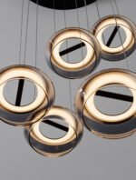 Jailyn LED-Hängelampe 40W, IP20, Sandy Black/Smokey,  dimmbar – Bild 6