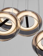 Jailyn LED-Hängelampe 40W, IP20, Sandy Black/Smokey,  dimmbar – Bild 7