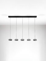 Jailyn LED-Hängelampe 40W, IP20,Smokey Glass,dimmbar – Bild 4