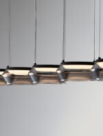 Jailyn LED-Hängelampe 40W, IP20,Smokey Glass,dimmbar – Bild 6