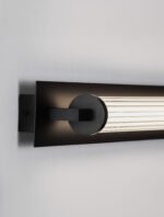 Fasko LED-Badezimmerleuchte 16W, IP44, Matt Schwarz-Weiß – Bild 8