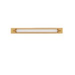 Fasko LED-Badezimmerleuchte 16W, IP44, Messinggold/Weiß