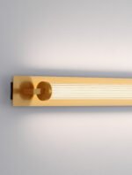 Fasko LED-Badezimmerleuchte 16W, IP44, Messinggold/Weiß – Bild 8